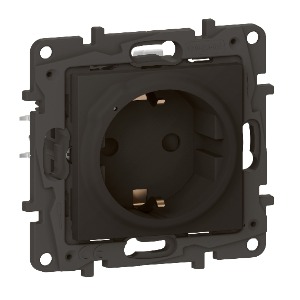 Niloé STEP with Netatmo okos 2P+F csatlakozóaljzat (végrehajtó), 16A, keret nélkül, fekete