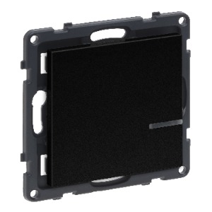 SUNO with Netatmo okos vezeték nélküli kapcsoló/dimmer (elemes távvezérlő), falon kívüli, keret nélkül, fekete