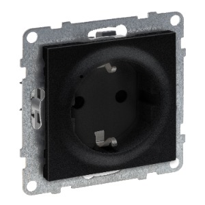 SUNO with Netatmo okos 2P+F csatlakozóaljzat (végrehajtó), 16A, keret nélkül, fekete