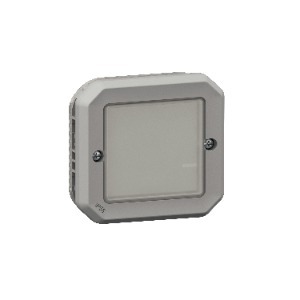 Plexo 55 with Netatmo okos kapcsoló/dimmer (végrehajtó), nulla vezető nélkül (retrofit), keret nélkül, szürke