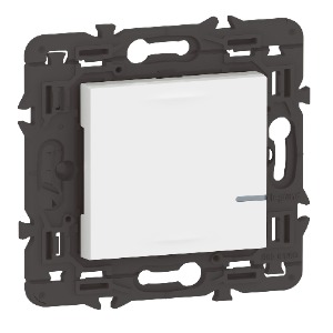 Program Mosaic with Netatmo okos kapcsoló/dimmer (végrehajtó), nulla vezető nélkül (retrofit), keret nélkül, fehér